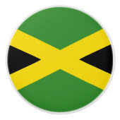 ジャマイカの旗とセラミックノブの引っ張り セラミックノブ (正面)