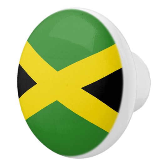 ジャマイカの旗とセラミックノブの引っ張り セラミックノブ (右)