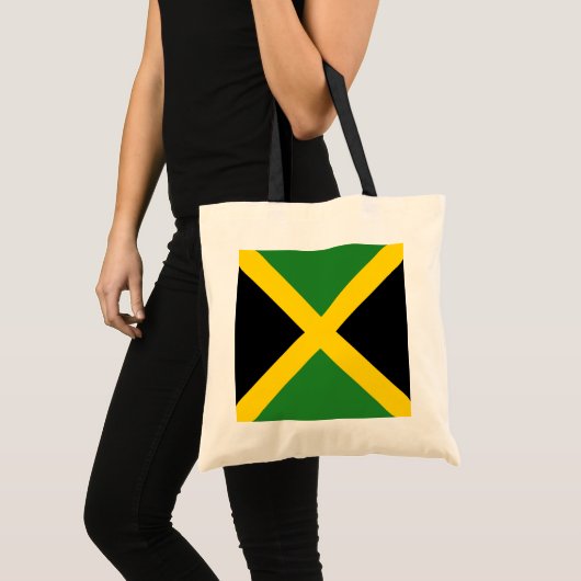 ジャマイカの旗のバッグ トートバッグ (正面(商品))
