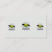 ジャマイカの旗の地図2.0 名刺 (裏面)