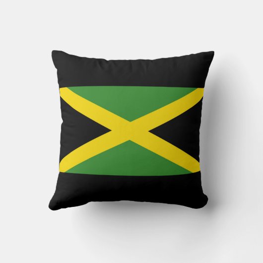 ジャマイカの旗の枕 クッション (裏面)