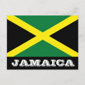 ジャマイカの旗の郵便はがき ポストカード (正面)