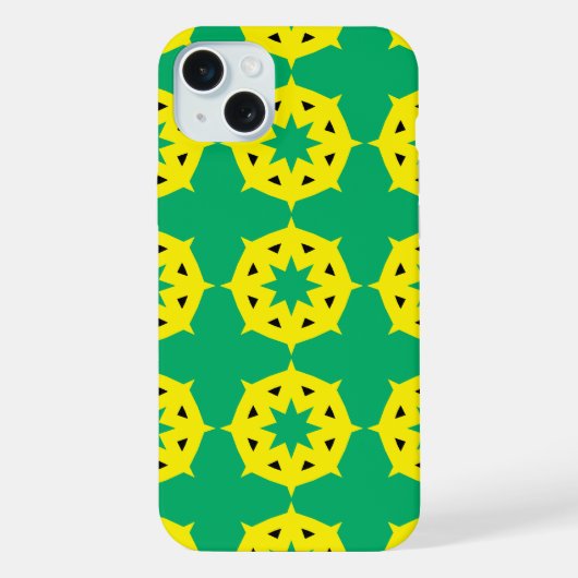 ジャマイカの旗柄 iPhoneケース (裏面)