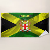 ジャマイカの旗 ビーチタオル (正面)