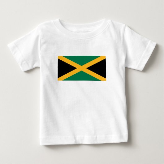 ジャマイカの旗 ベビーTシャツ (正面)