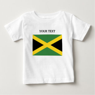 ジャマイカの旗 ベビーTシャツ