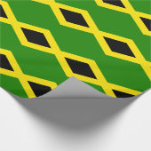 ジャマイカの旗 ラッピングペーパー (角)