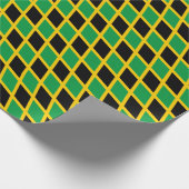 ジャマイカの旗 ラッピングペーパー (角)