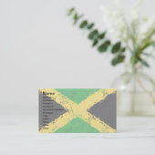 ジャマイカの旗 名刺 (スタンド正面)