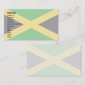 ジャマイカの旗 名刺 (正面/裏面)