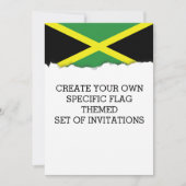 ジャマイカの旗 招待状 (正面)