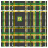 ジャマイカの時間生地 ファブリック (クローズアップ)