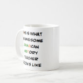 ジャマイカの歴史先生、マ素晴らしグ コーヒーマグカップ (正面左)