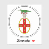 ジャマイカの紋章（1875年～1906年） シール (シート)