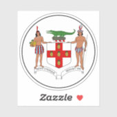 ジャマイカの紋章（1906年～1957年） シール (シート)