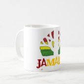 ジャマイカの茶マグ コーヒーマグカップ (正面左)