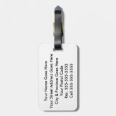 ジャマイカの荷物のラベル(あなたの接触情報を加えて下さい) ラゲッジタグ (裏面縦)