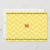 ジャマイカの行先の招待状 招待状 (裏面)