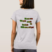 ジャマイカの表現 Tシャツ (裏面)