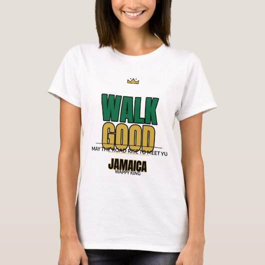 ジャマイカの贅沢Tシャツデザイン Tシャツ (正面)