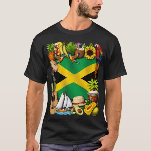 ジャマイカの遺産 Tシャツ (正面)