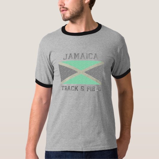 ジャマイカの陸上競技のヴィンテージ Tシャツ (正面)