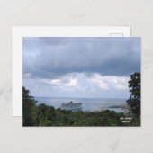 ジャマイカのMSCの山頂の眺め ポストカード (正面/裏面)