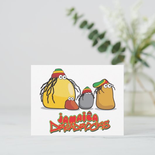 ジャマイカのRedgeRocks ポストカード (スタンド正面)