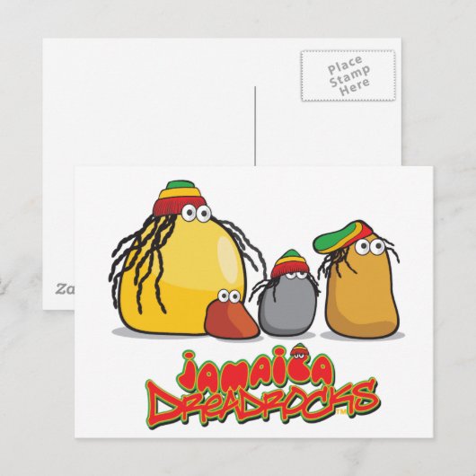 ジャマイカのRedgeRocks ポストカード (正面/裏面)