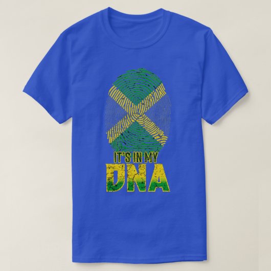 ジャマイカは私のDNAに入っている Tシャツ (デザイン正面)