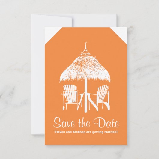 ジャマイカへのスーツケースタグ 招待状 (正面)