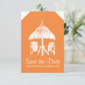 ジャマイカへのスーツケースタグ 招待状 (スタンド正面)