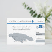 ジャマイカへの搭乗券のご案内 出欠カード (スタンド正面)