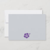 ジャマイカへの搭乗券 RSVP 出欠カード (裏面)