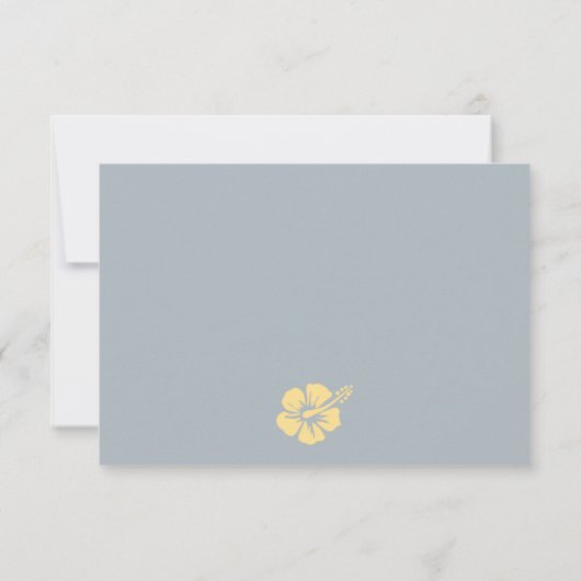 ジャマイカへの搭乗券 RSVP (裏面)