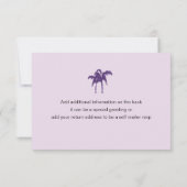 ジャマイカへの搭乗券 RSVP (裏面)