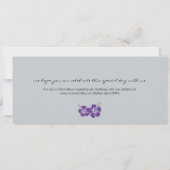 ジャマイカへの結婚式の搭乗券 招待状 (裏面)