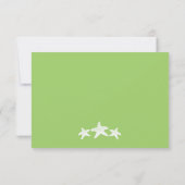 ジャマイカへのRSVPの搭乗券 出欠カード (裏面)