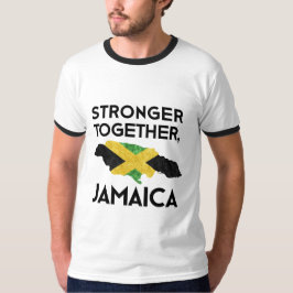 ジャマイカを支援するハリケーン・メリッサ ストロングTシャツ Tシャツ