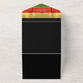 ジャマイカアイランドジャマイカラスタデスティネーションウェディング オールインワン招待状 (外側)