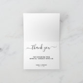 ジャマイカアイランドジャマイカ国旗の目的地の結婚式 サンキューカード (内部)