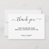 ジャマイカアイランドジャマイカ国旗の目的地の結婚式 サンキューカード (裏面)