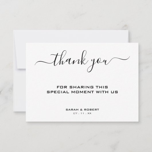 ジャマイカアイランドジャマイカ国旗の目的地の結婚式 サンキューカード (裏面)