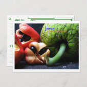 ジャマイカアクキーフルーツ&ブレッドフルーツ ポストカード (正面/裏面)