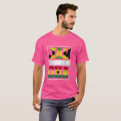 ジャマイカアンドガナミックス伝統ジャマイカガーナR Tシャツ (正面フル)