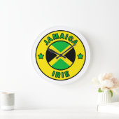 ジャマイカイリー ラージ壁時計 (ホーム)