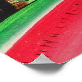 ジャマイカウィメンズインフルーツマーケットD Roberts Canvas Pr ポスター (角)