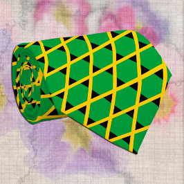 ジャマイカエレガントファッション、ビジネス・ジャマイカ国旗 ネクタイ