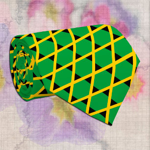 ジャマイカエレガントファッション、ビジネス・ジャマイカ国旗 ネクタイ