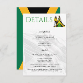 ジャマイカカップル エンクロージャーカード